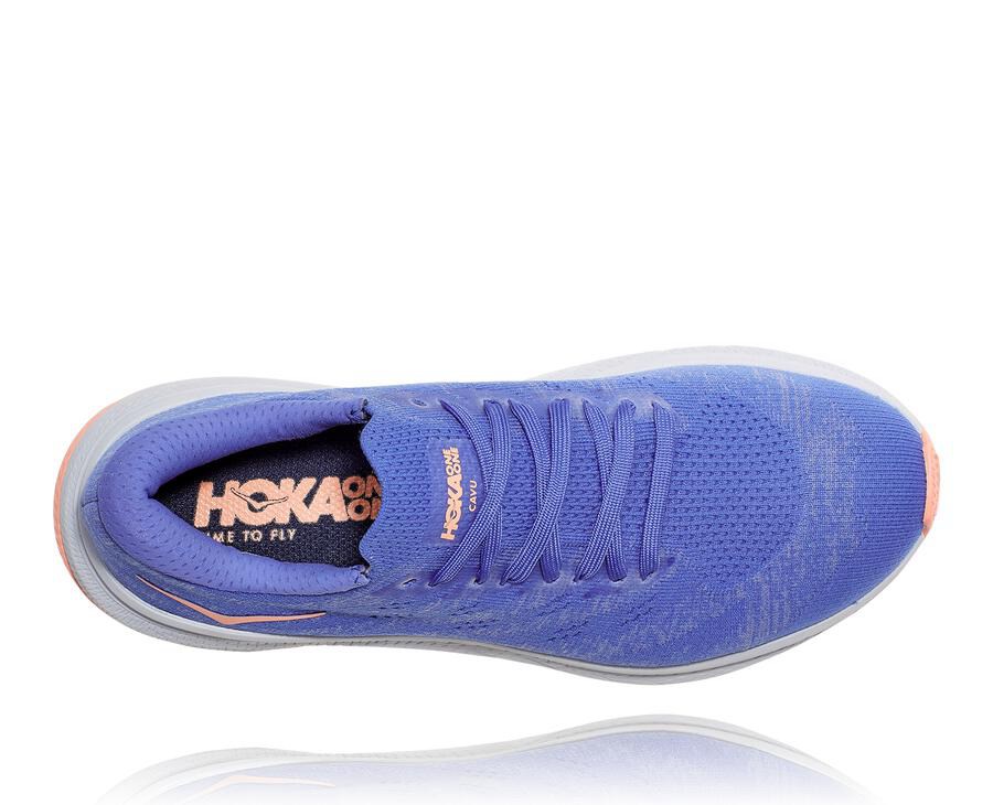 Tenis Corrida Hoka One One Feminino Azuis - Cavu 3 - 075-NYFOZA